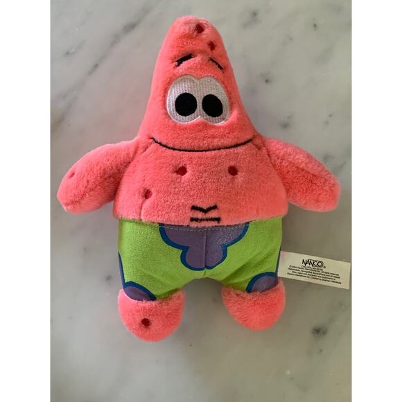 2004 9” Patrick Plush from “Sponge Bob Square Pants” Nanco - Picture 1 of 7